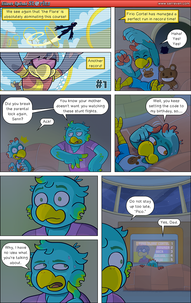 Cosmic Dash: Meanwhiles: Soar - Page 6 - A comic about a kid, his dad, and stunt flying